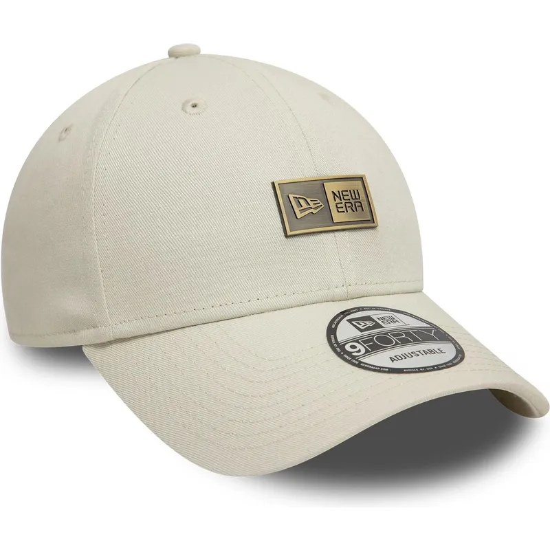 cap-izliekta-beige-adjustable-strap-9forty-no-new-era