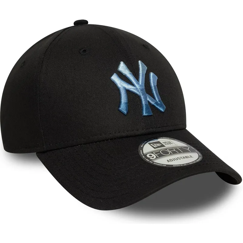 cepur-izliekta-melns-regulejams-9forty-ombre-infill-no-new-york-yankees-mlb-no-new-era