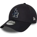 regulowana-granatowa-czapka-z-zakrzywionym-daszkiem-z-niebieskim-logo-9forty-team-outline-los-angeles-dodgers-mlb-marki-new-era