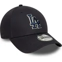gorra-curva-azul-marino-ajustable-con-logo-azul-9forty-team-outline-de-los-angeles-dodgers-mlb-de-new-era