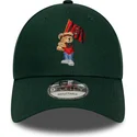 grune-verstellbare-9forty-seasonal-kappe-von-ac-milan-serie-a-von-new-era