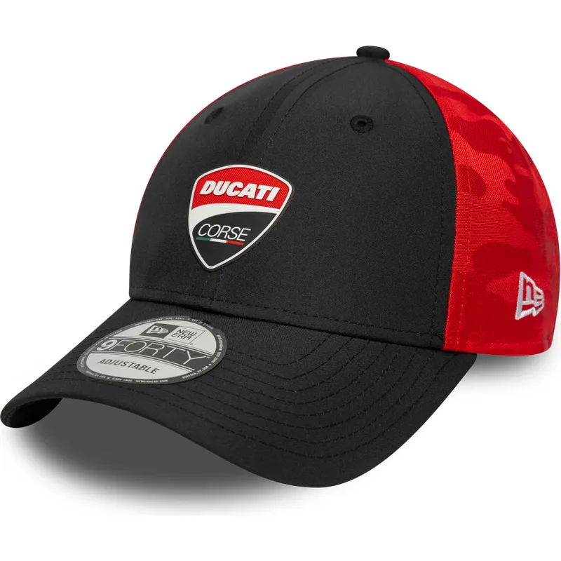 cepur-izliekta-melns-regulejams-9forty-no-ducati-motor-motogp-no-new-era