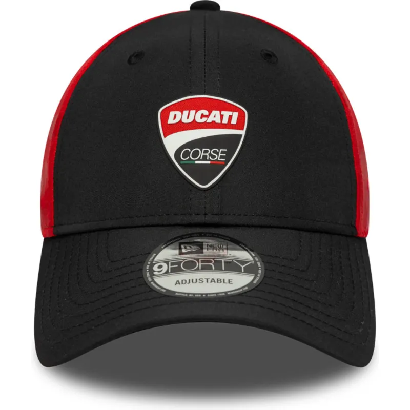 cepur-izliekta-melns-regulejams-9forty-no-ducati-motor-motogp-no-new-era