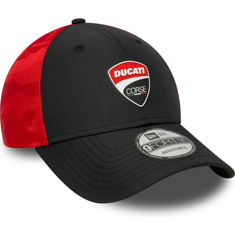 cepur-izliekta-melns-regulejams-9forty-no-ducati-motor-motogp-no-new-era