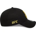 cepur-izliekta-melns-regulejama-lente-9forty-metallic-champ-no-ufc-ultimate-fighting-championship-no-new-era