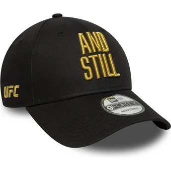 Ρυθμιζόμενο μαύρο καπέλο 9FORTY Metallic Champ του UFC Ultimate Fighting Championship And Still της New Era