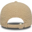 casquette-courbee-beige-ajustable-avec-logo-marron-9forty-borg-los-angeles-dodgers-mlb-new-era