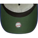 casquette-courbee-beige-et-bleue-snapback-a-frame-paisley-los-angeles-dodgers-mlb-new-era