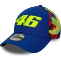 cepur-izliekta-zils-snapback-9forty-fanwear-no-valentino-rossi-vr46-motogp-no-new-era