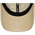cap-izliekta-beige-adjustable-strap-marron-9twenty-leather-no-new-york-yankees-mlb-no-new-era
