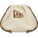cap-izliekta-beige-adjustable-strap-marron-9twenty-leather-no-new-york-yankees-mlb-no-new-era