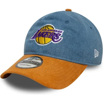 Cepur izliekta daudzkrāsains regulējams 9TWENTY Denim Midi no Los Angeles Lakers NBA no New Era