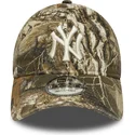 new-era-9twenty-verstellbare-camo-kappe-mit-gebogenem-schirm-new-york-yankees-mlb-realtree