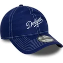 cepur-izliekta-zils-regulejama-lente-9twenty-contrast-stitch-no-los-angeles-dodgers-mlb-no-new-era