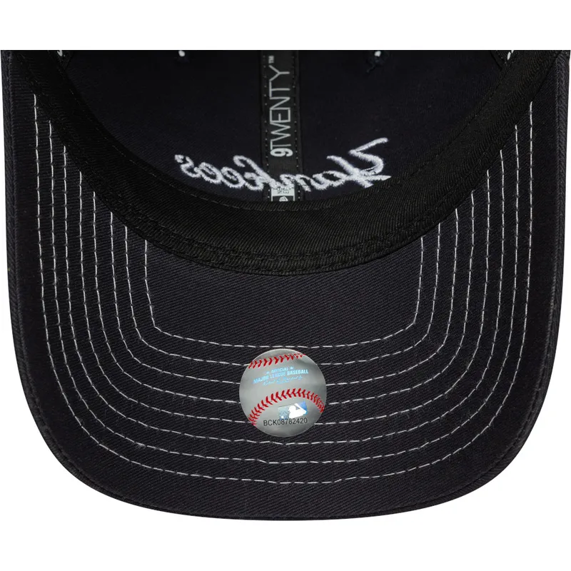 cap-izliekta-navy-blue-adjustable-strap-9twenty-contrast-stitch-no-new-york-yankees-mlb-no-new-era cap-izliekta-navy-blue-adjustable-strap-9twenty-contrast-stitch-no-new-york-yankees-mlb-no-new-era