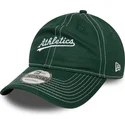 cepur-izliekta-zals-regulejama-lente-9twenty-contrast-stitch-no-oakland-athletics-mlb-no-new-era