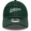verstellbare-grune-9twenty-curve-cap-mit-kontrastnahten-der-oakland-athletics-mlb-von-new-era