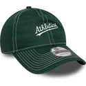 cap-izliekta-green-adjustable-strap-9twenty-contrast-stitch-no-oakland-athletics-mlb-no-new-era