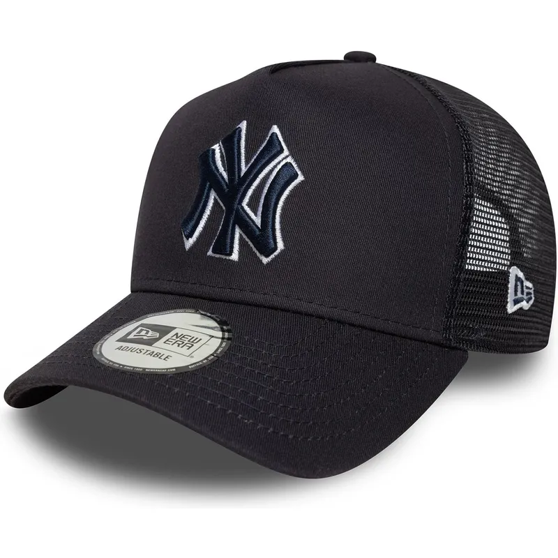 cepur-izliekta-truckeris-tumsi-zils-snapback-a-frame-outline-no-new-york-yankees-mlb-no-new-era