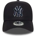cepur-izliekta-truckeris-tumsi-zils-snapback-a-frame-outline-no-new-york-yankees-mlb-no-new-era