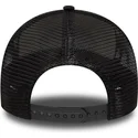 trucker-cap-beige-und-schwarz-a-frame-foam-oval-patch-von-new-era