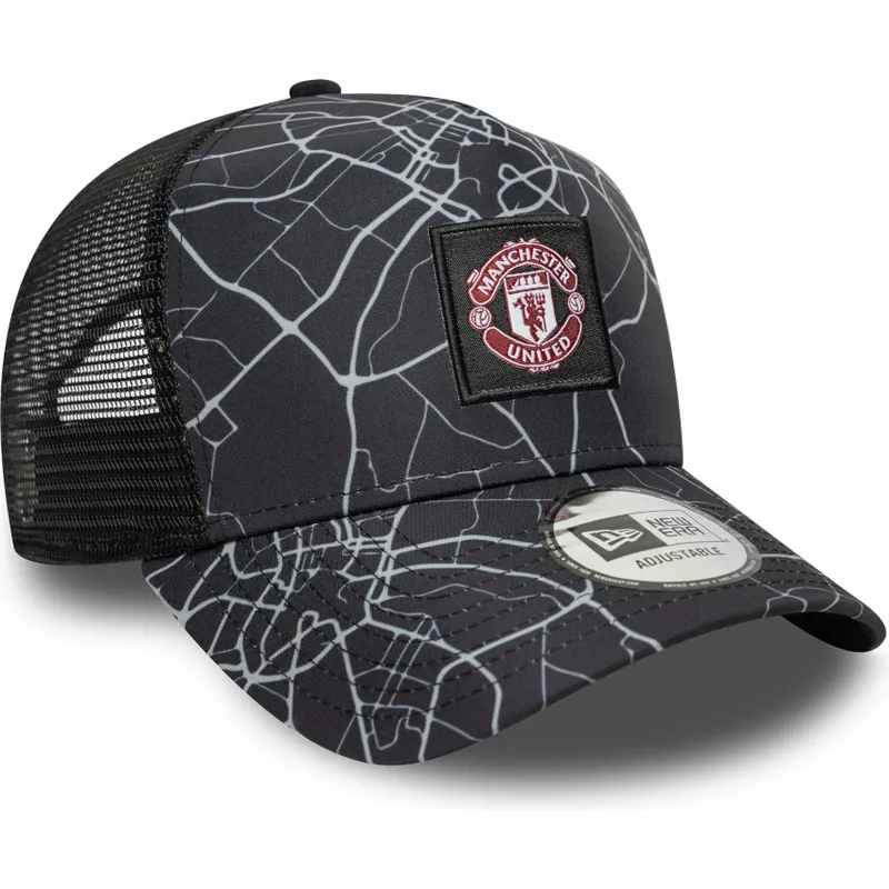 cap-izliekta-black-snapback-a-frame-all-over-print-no-manchester-united-football-club-premier-league-no-new-era