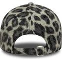 schwarze-verstellbare-damenkappe-9forty-cosy-animal-los-angeles-dodgers-mlb-von-new-era