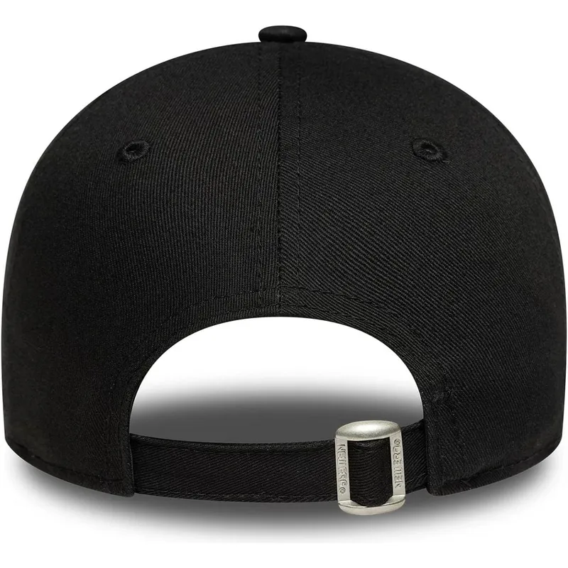 cap-izliekta-black-adjustable-strap-9forty-floral-script-no-new-york-yankees-mlb-no-new-era