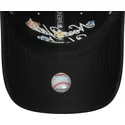 cap-izliekta-black-adjustable-strap-9forty-floral-script-no-new-york-yankees-mlb-no-new-era