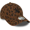 cepur-izliekta-leopards-regulejams-9forty-leopard-cord-no-new-york-yankees-mlb-no-new-era