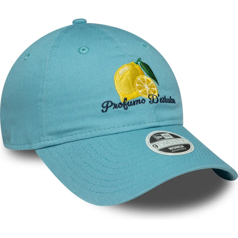 niebieska-regulowana-czapka-z-zakrzywionym-daszkiem-dla-kobiet-9twenty-phrase-profumo-d-estate-new-era