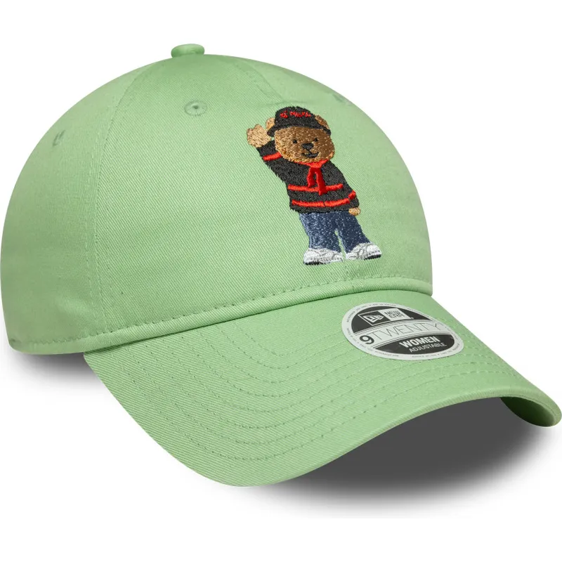 ljusgron-bojd-justerbar-damkeps-9twenty-bear-ac-milan-serie-a-fran-new-era