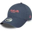 niebieska-zakrzywiona-regulowana-czapka-damska-9twenty-city-nashville-marki-new-era
