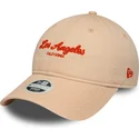 rozowa-regulowana-czapka-z-zakrzywionym-daszkiem-dla-kobiet-9twenty-city-of-los-angeles-od-new-era