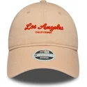 rozowa-regulowana-czapka-z-zakrzywionym-daszkiem-dla-kobiet-9twenty-city-of-los-angeles-od-new-era