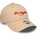 rozowa-regulowana-czapka-z-zakrzywionym-daszkiem-dla-kobiet-9twenty-city-of-los-angeles-od-new-era