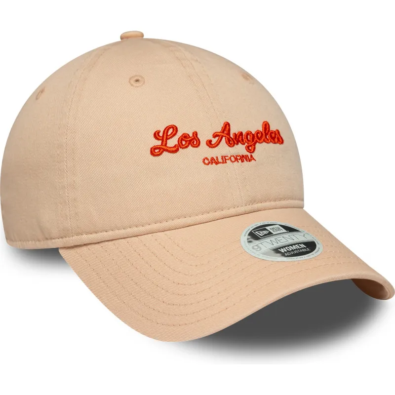 cepur-izliekta-roza-regulejama-lente-9twenty-city-no-los-angeles-no-new-era