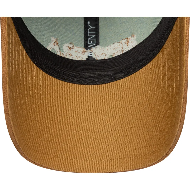 gebogene-blau-braune-verstellbare-damenkappe-9twenty-western-pin-von-new-era