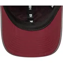 new-era-mlb-new-york-yankees-damen-verstellbare-kappe-mit-gebogenem-schirm-in-weinrot-open-back-flawless
