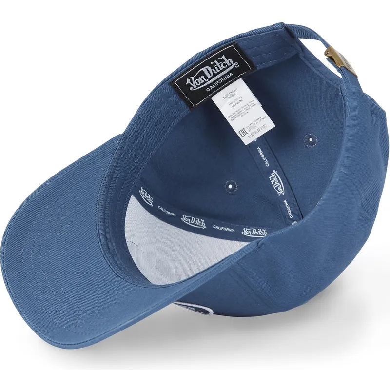cepur-izliekta-zils-regulejams-berniem-kidlof-c5c-no-von-dutch
