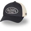 verstellbare-schwarze-und-beige-trucker-kappe-lof-b31-von-von-dutch