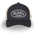 verstellbare-schwarze-und-beige-trucker-kappe-lof-b31-von-von-dutch