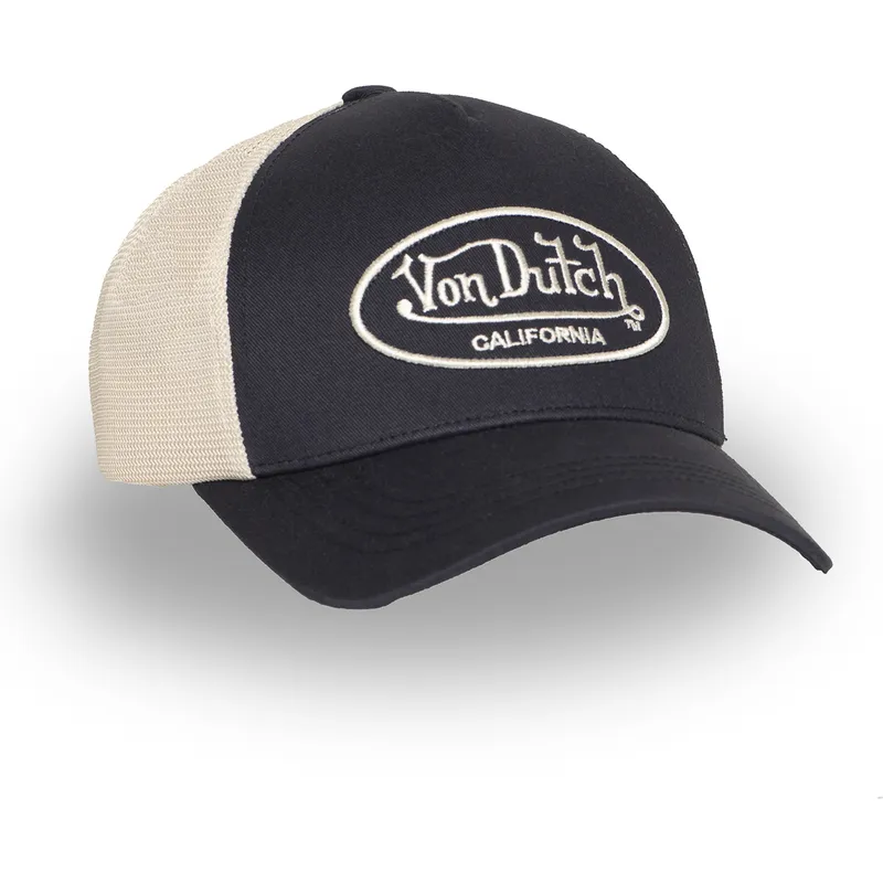 czapka-trucker-czarna-i-bezowa-regulowana-lof-b31-von-dutch