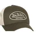 grune-und-beige-verstellbare-trucker-kappe-lof-b32-von-von-dutch