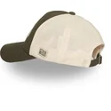 grune-und-beige-verstellbare-trucker-kappe-lof-b32-von-von-dutch