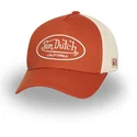 justerbar-orange-och-beige-truckerkeps-lof-b33-fran-von-dutch