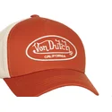 justerbar-orange-och-beige-truckerkeps-lof-b33-fran-von-dutch