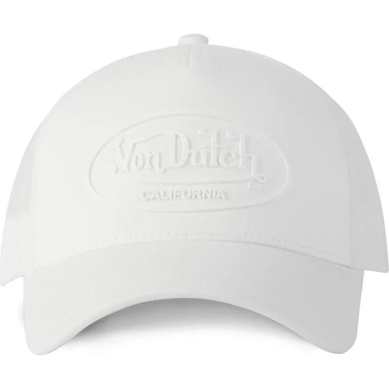 cepur-izliekta-truckeris-balts-snapback-log17-no-von-dutch