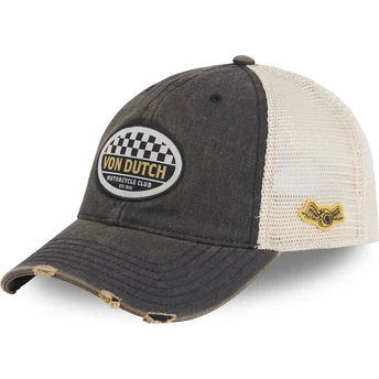 Καπέλο trucker γκρι και άσπρο MAC08 της Von Dutch