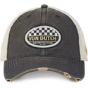 cap-izliekta-gray-snapback-no-von-dutch